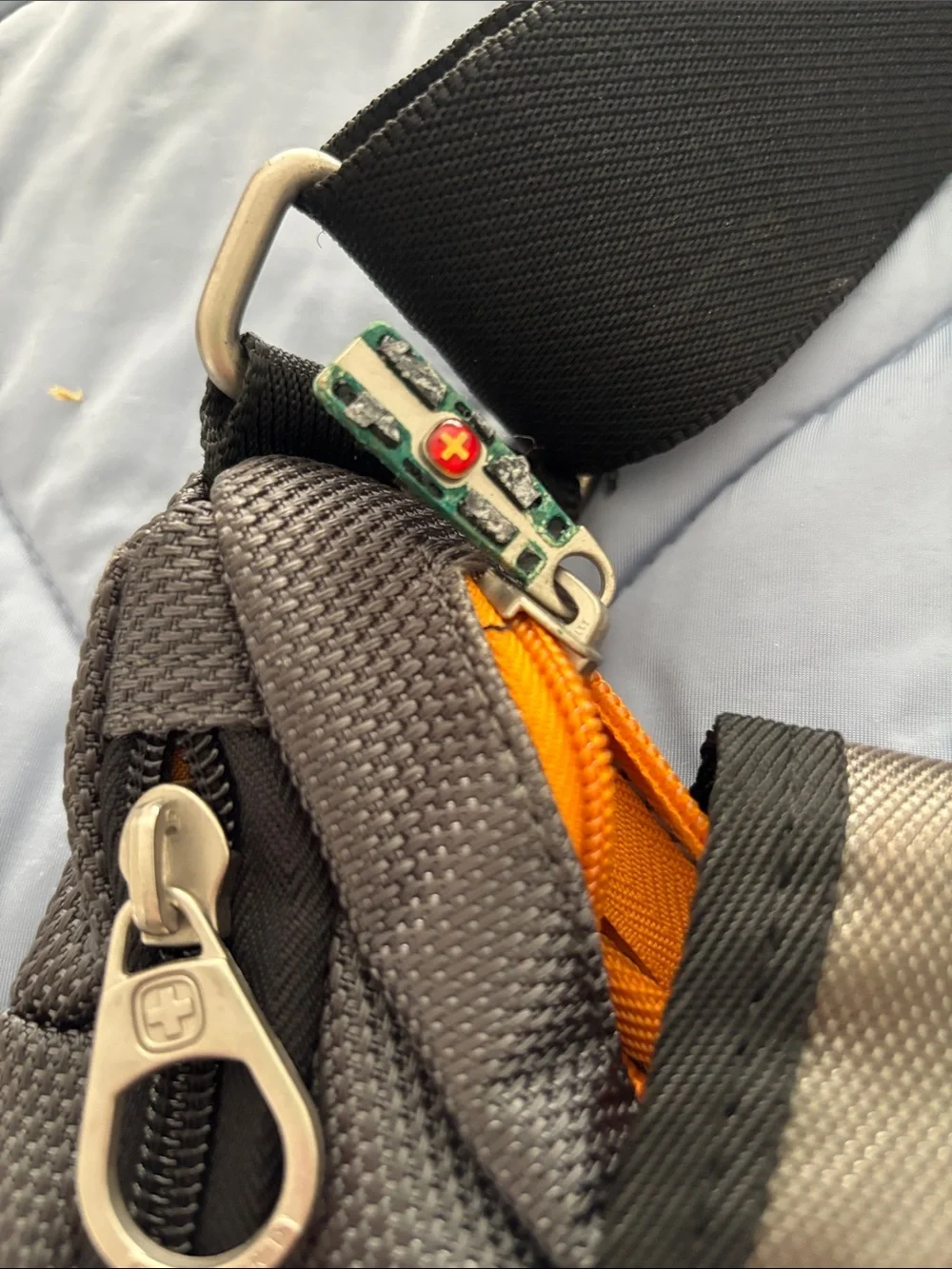 Wenger SwissGear xWalt Disney World Gray and Black Messenger